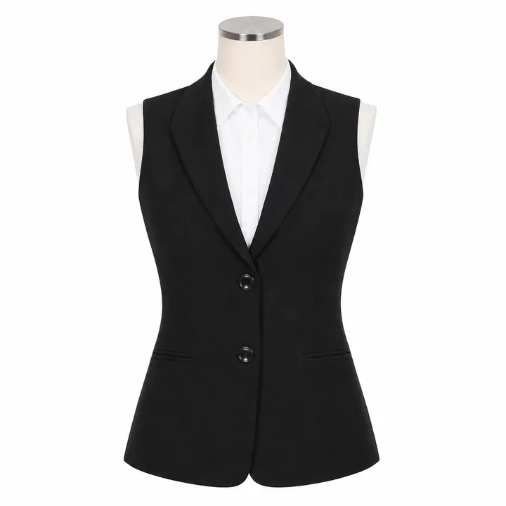 Vest Nữ Đen – Gilet